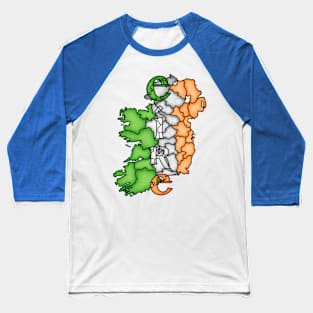 Ireland County Flag Baseball T-Shirt